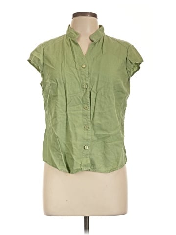 Christopher & Banks Sleeveless Button-Down Shirt (view 1)