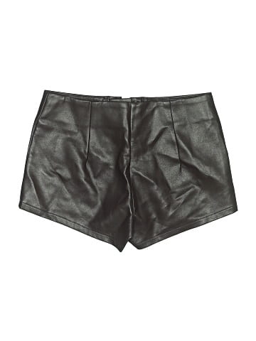 Superdown Faux Leather Shorts (view 2)