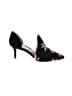 AD & Daughters Floral Black Heels Size 9 - photo 1