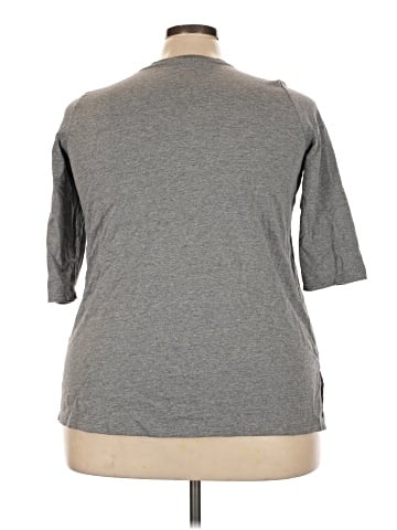 Woman Within 3/4 Sleeve T-Shirt (view 2)