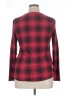 Terra & Sky Plaid Red Pullover Sweater Size 0X - photo 2