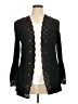 Leslie Fay Solid Black Kimono Size 14 - photo 1