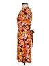 Nine West Print Orange Cocktail Dress Size XS - photo 5