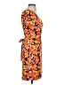 Nine West Print Orange Cocktail Dress Size XS - photo 4