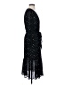 Point Sur 100% Polyester Stars Black Cocktail Dress Size 0 - photo 4