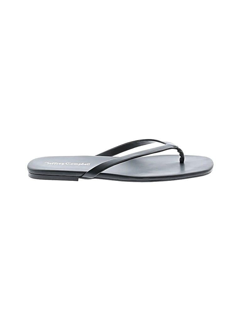 Pre-owned Jeffrey Campbell Flip Flops In Gray