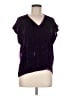 Sandro Purple Short Sleeve Top Size Med (2) - photo 1