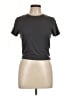 Athleta Solid Gray Short Sleeve T-Shirt Size L - photo 1
