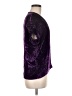 Sandro Purple Short Sleeve Top Size Med (2) - photo 4