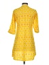 Utsa 100% Viscose Yellow Long Sleeve Blouse Size S - photo 2