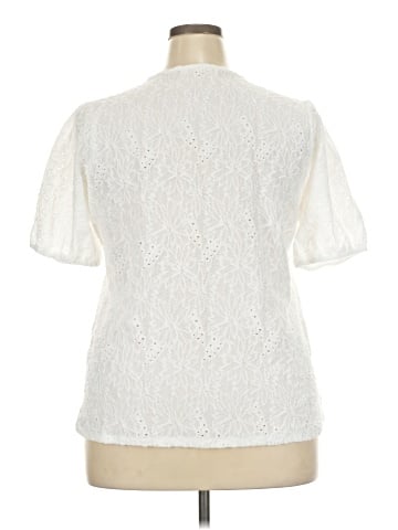 MICHAEL Michael Kors Short Sleeve Blouse (view 2)