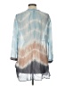 Hale Bob Blue 3/4 Sleeve Blouse Size L - photo 2