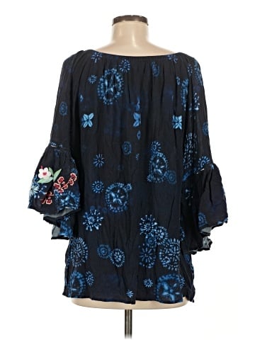 Johnny Was 3/4 Sleeve Blouse (view 2)