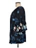 Johnny Was 100% Viscose Blue 3/4 Sleeve Blouse Size M - photo 5