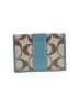 Coach 100% Leather Blue Leather Wallet One size - photo 1