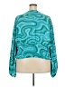 Ashley Stewart 100% Polyester Teal 3/4 Sleeve Blouse Size 26 - 28 Plus - photo 2