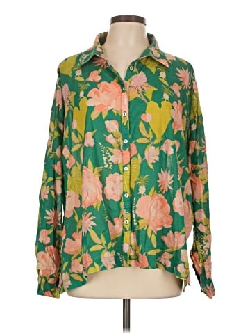 Natural Life Long Sleeve Blouse (view 1)