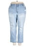 Terra & Sky 100% Cotton Blue Jeans Size 24W - photo 1