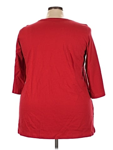 Woman Within 3/4 Sleeve T-Shirt (view 2)