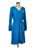 Brigitte Bailey 100% Polyester Solid Blue Casual Dress Size S - photo 1
