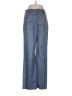 Express Chevron-herringbone Blue Jeans Size 6 - photo 1