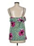 Glam 100% Polyester Green Sleeveless Blouse Size M - photo 2