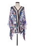 Milly 100% Polyester Blue Kimono Size XXS - photo 1
