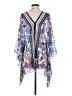 Milly 100% Polyester Blue Kimono Size XXS - photo 2