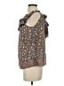 BCBGMAXAZRIA Brown Sleeveless Silk Top Size XXS - photo 5