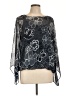 Alfani Black 3/4 Sleeve Blouse Size L - photo 1