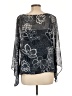 Alfani Black 3/4 Sleeve Blouse Size L - photo 2