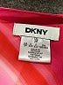 DKNY 100% Polyester Graphic Stripes Ombre White Pink Casual Dress Size 2 (petite) - photo 7