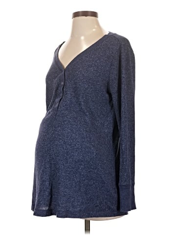 Motherhood Long Sleeve Henley (view 1)