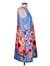 Anne Klein Floral Blue Casual Dress Size 10 - photo 4