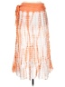 Lapis 100% Cotton Tie-dye Orange Casual Skirt Size L - photo 2