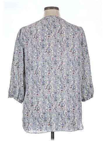 Rose + Olive 3/4 Sleeve Blouse (view 2)