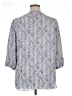 Rose + Olive Gray 3/4 Sleeve Blouse Size 1X - photo 2