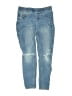 Justice Solid Blue Jeans Size 7 - photo 1