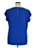 Chico's Blue Short Sleeve Blouse Size XL (3) - photo 2
