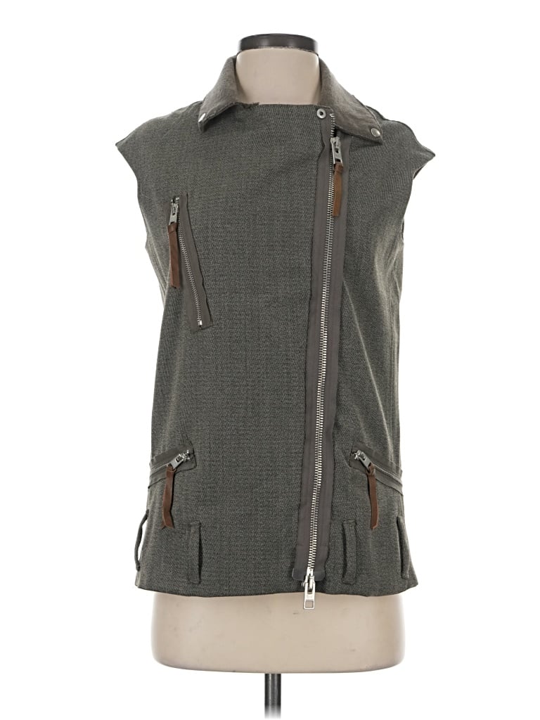 Pre-owned Allsaints Vest In Gray