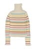 Tommy Bahama Stripes Ivory Turtleneck Sweater Size 7 - 8 - photo 2