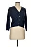 Lands' End 100% Supima Cotton Blue Cardigan Size M - photo 1