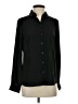 New Look 100% Polyester Black Long Sleeve Blouse Size 4 - photo 1