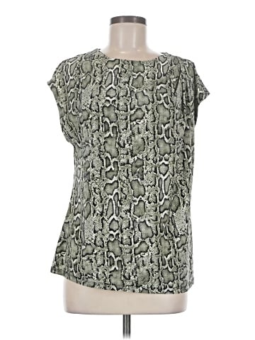 Anne Klein Short Sleeve Blouse (view 1)