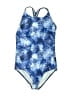 Lands' End Tie-dye Blue One Piece Swimsuit Size 10 - photo 1