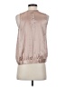 VERTIGO Tan Sleeveless Blouse Size XS - photo 2