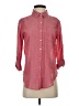Bongo 100% Cotton Red 3/4 Sleeve Button-Down Shirt Size S - photo 1