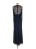 Betsy & Adam 100% Polyester Solid Blue Cocktail Dress Size 10 - photo 2