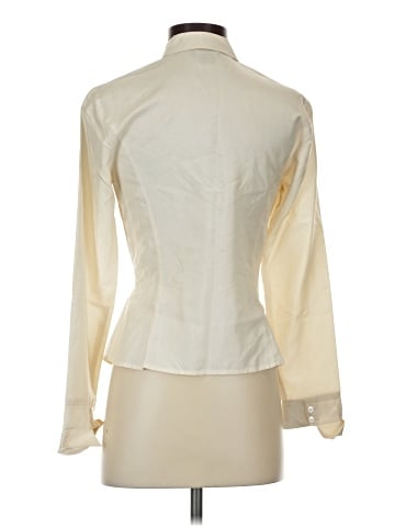 Ann Taylor Long Sleeve Silk Top (view 2)