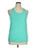 Assorted Brands 100% Polyester Teal Active Tank Size XL - photo 1